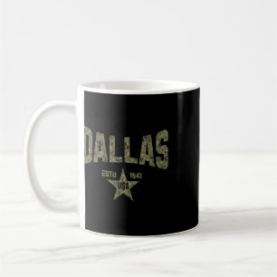 Tarnmuster-Souvenir USA Stern Dallas Texas Kaffeetasse