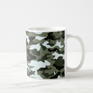 Tarnmuster-Tasse in Militärgrün Kaffeetasse
