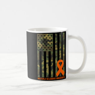 Tarnmuster-USA-Flagge Multiple Sklerose MS-Bewusst Kaffeetasse