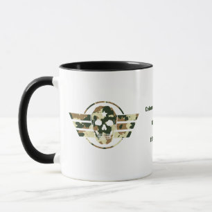 Tarnschädel   Militär Stolz Veteran Kaffee Tasse