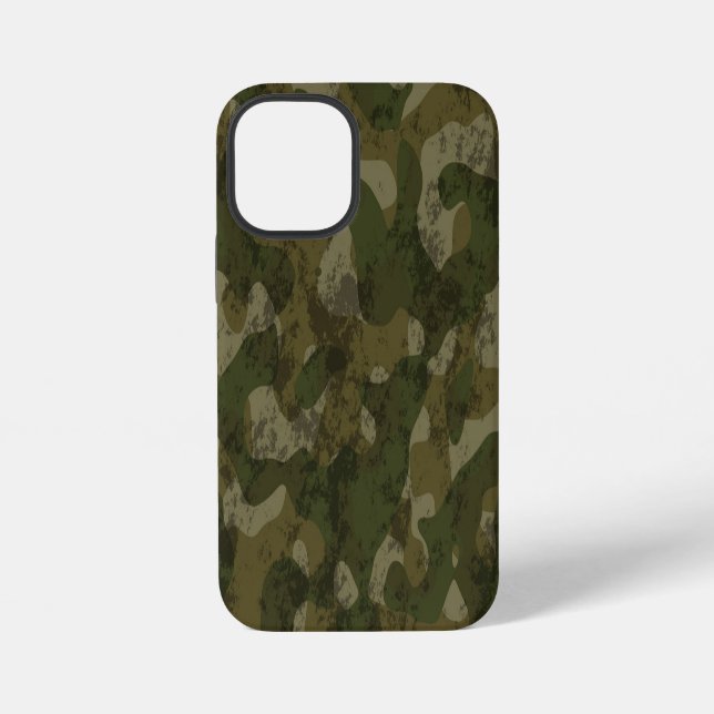 Tarntextur iPhone 12 Mini Hülle (Rückseite)