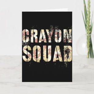 Tarnung Crayon Squad Esser Stolz Korps Militär Ich Karte
