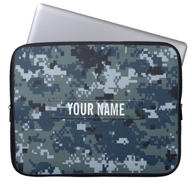 Tarnung der Marine-NWU kundengerecht Laptopschutzhülle (Vorderseite)
