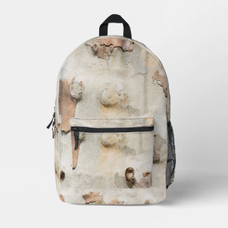 Tarnung der Platane sieht wie ein Rindenmuster aus Bedruckter Rucksack