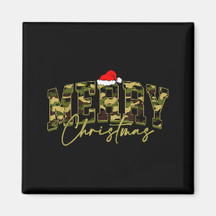 Tarnung Frohe Weihnachten Santa Hut Xmas Pyjama Magnet