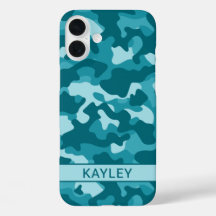 Tarnung in Teal personalisiert