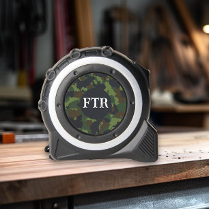 Tarnung Monogramm Army Green Maßband
