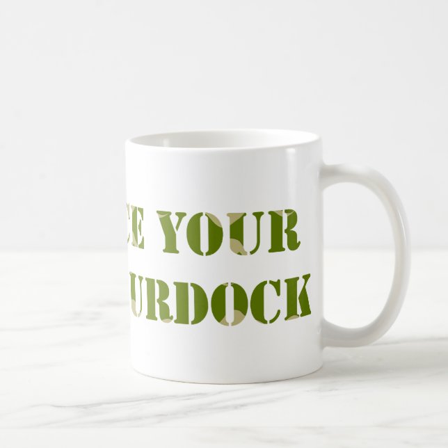 Tarnung Murdock Tasse (Rechts)