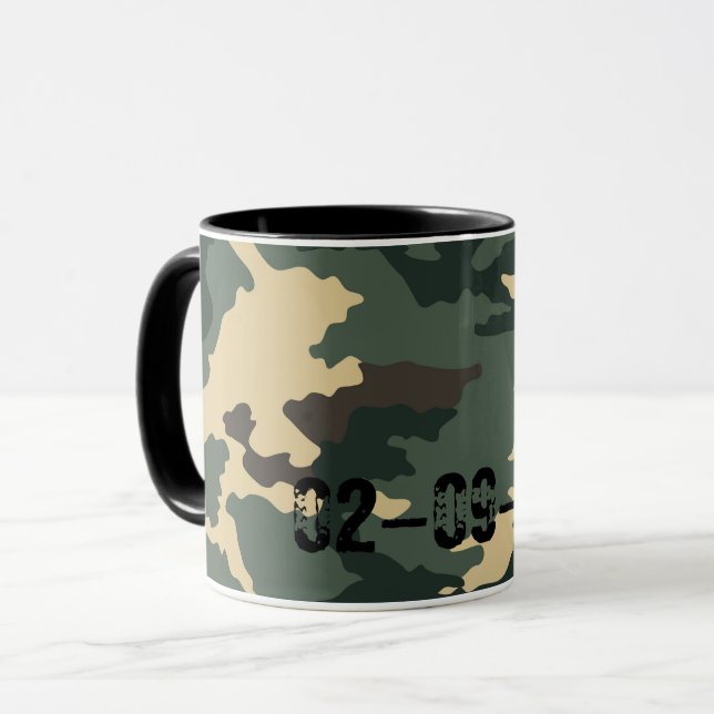 Tarnung muster Sleeve For iPads Coffee Mug Tasse (Vorderseite Links)