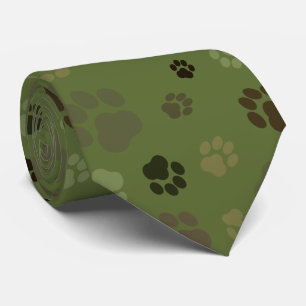 Tarnung Pawprint Krawatte
