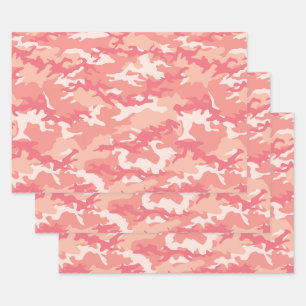 Tarnung Pink 2 Geschenkpapier Set