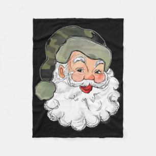 Tarnung Santa Frohe Weihnachten Kinder Tarnung Lus Fleecedecke