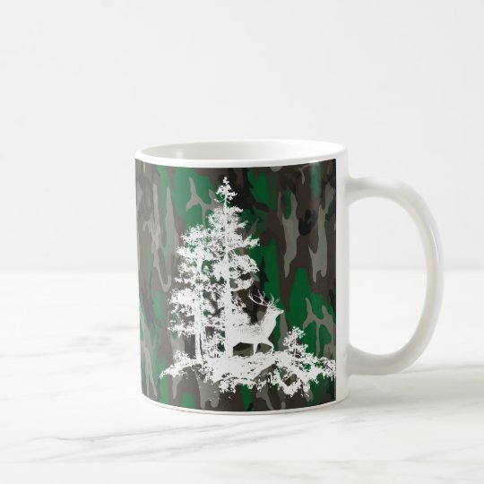 Tarnungs-Armee-MilitärName-Rotwild-Hirsch Kaffeetasse