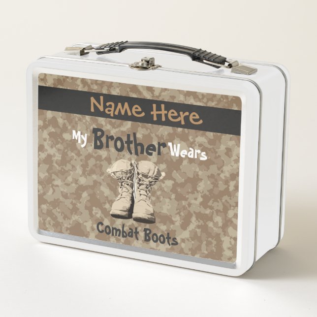 Tarnungs-Brotdosen Metall Brotdose (Vorderseite)