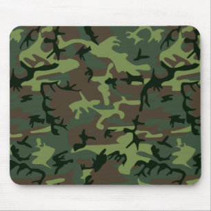 Tarnungs-Camouflage-Grün-Brown-Muster Mousepad