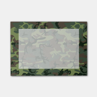 Tarnungs-Camouflage-Grün-Brown-Muster Post-it Klebezettel