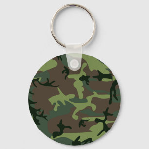 Tarnungs-Camouflage-Grün-Brown-Muster Schlüsselanhänger