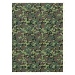 Tarnungs-Camouflage-Grün-Brown-Muster Tischdecke