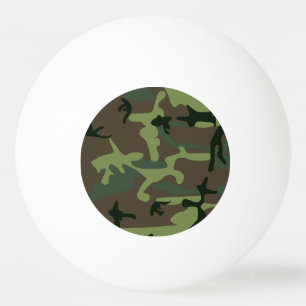 Tarnungs-Camouflage-Grün-Brown-Muster Tischtennisball