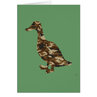 Tarnungs-Enten-Silhouette