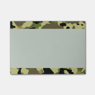 Tarnungs-kakifarbige Camouflage-Post-Itanmerkungen Post-it Klebezettel