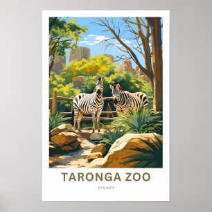 Taronga Zoo Sydney Travel Print Poster