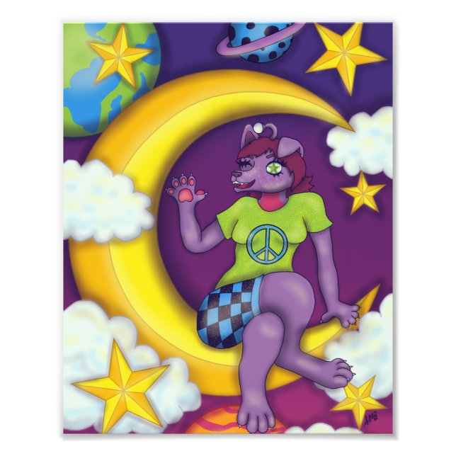 Taro's Mond Fotodruck (Vorne)