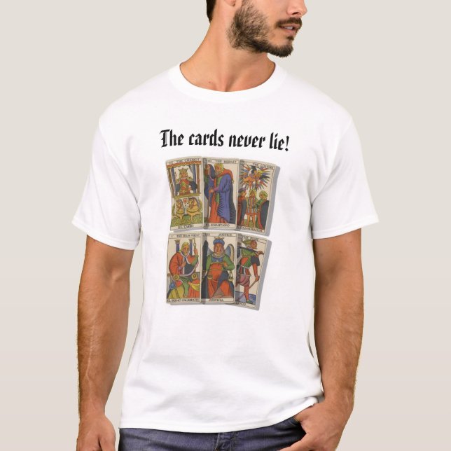 tarot1, die Karten liegen nie! T-Shirt (Vorderseite)