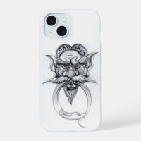 TAROT/ANTIQUE FANTASY GROTESQUE MASK Schwarz-weiß