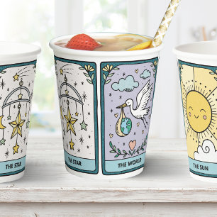Tarot-Baby-Shower-Party Pappbecher