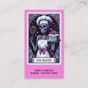 Tarot Baker Business Card Visitenkarte
