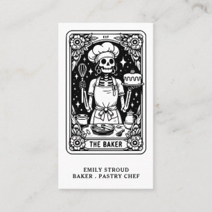 Tarot Baker Business Card Visitenkarte