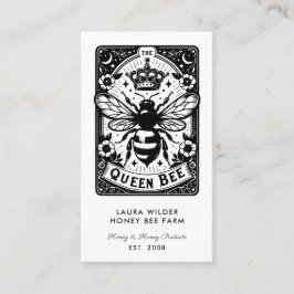 Tarot Bee Theme Honey Bee Apiary Farm Beekeeper Visitenkarte