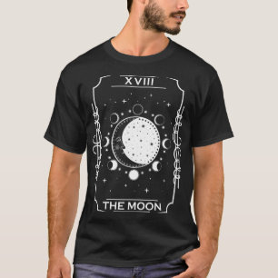 Tarot Card Astrologie Gotische Okkultik Der Mond T T-Shirt