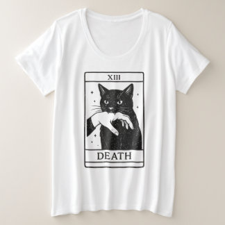 Tarot Card Black Cat Shirt – Tarot Death Tee, Witc