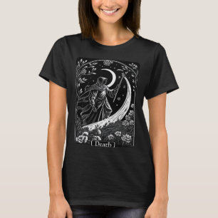 Tarot Card Death Grim Sensenmann Occult Gothic Hex T-Shirt