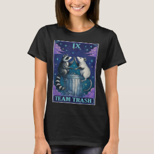 Tarot Card Deck Team Trash Raccoon Tarot Karten lö T-Shirt