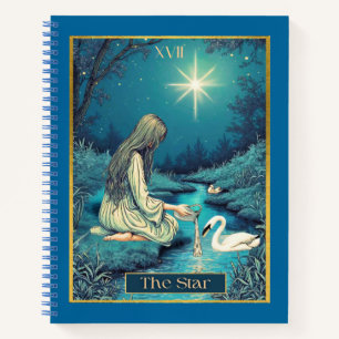 Tarot Card Illustration, The Star Journal Notizbuch