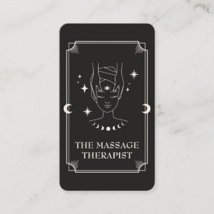 Tarot Card Massage Therapeutin Visitenkarte