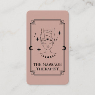 Tarot Card Massage Therapeutin Visitenkarte