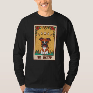 Tarot Card Okkultistischer Okkultismus Dog Boxer T-Shirt