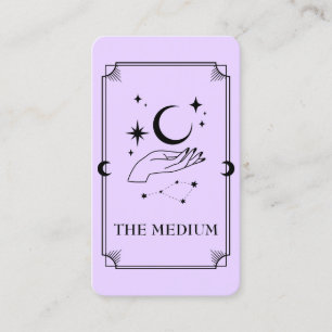 Tarot Card Psychische Medium Celestie Visitenkarte