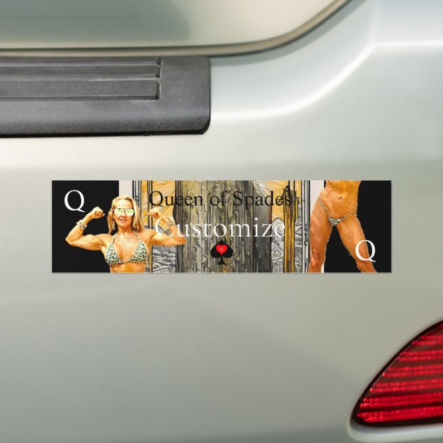 Tarot Card Queen of Spades Thunder_Cove Autoaufkleber (Auf Auto)