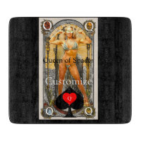 Tarot Card Queen of Spades Thunder_Cove