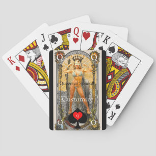 Tarot Card Queen of Spades Thunder_Cove Spielkarten