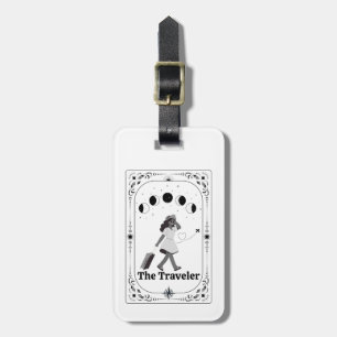 Tarot Card Reisende Astrologie Zodiac Schildkröte  Gepäckanhänger