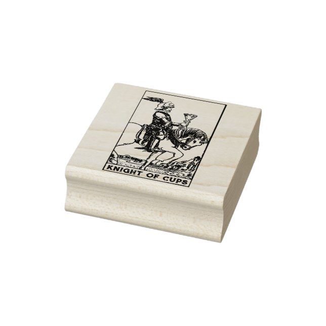 Tarot Card: Ritter der Jungs: Personalisierter Tex Gummistempel (Stempel)
