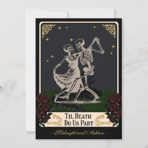 Tarot Card Skelette bis zur Einladung zur Hochzeit