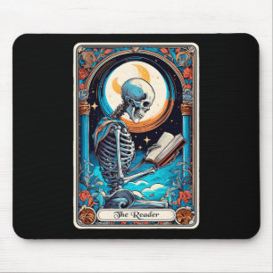 Tarot Card Spooker Lehrer Der Leser Skeletthalle Mousepad