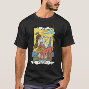 Tarot Card Stärke Viii Okkultifarbe T-Shirt